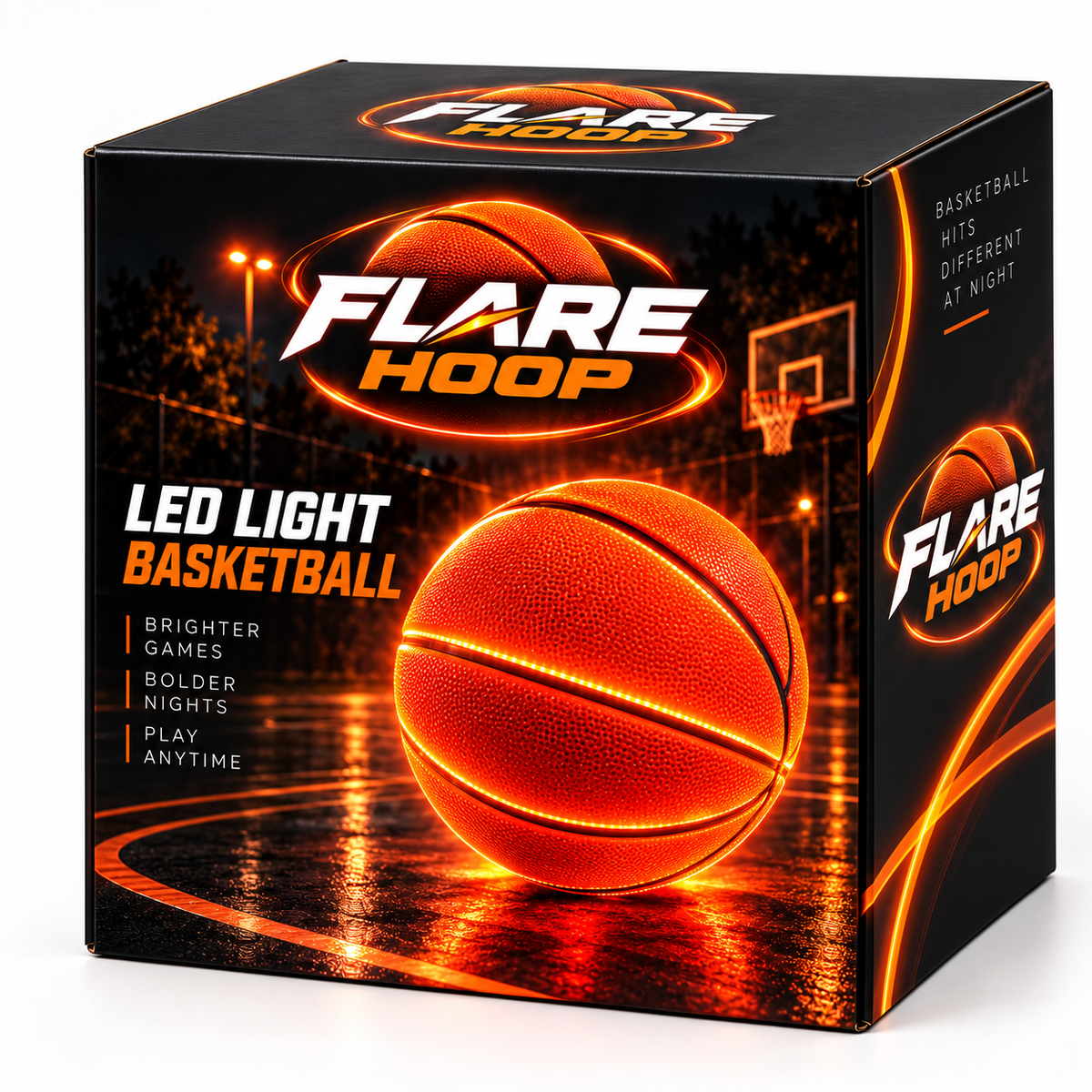 FLARE HOOP™ LED Glow Basketball
